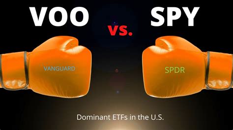 spdr vs vanguard|difference between voo and spy.
